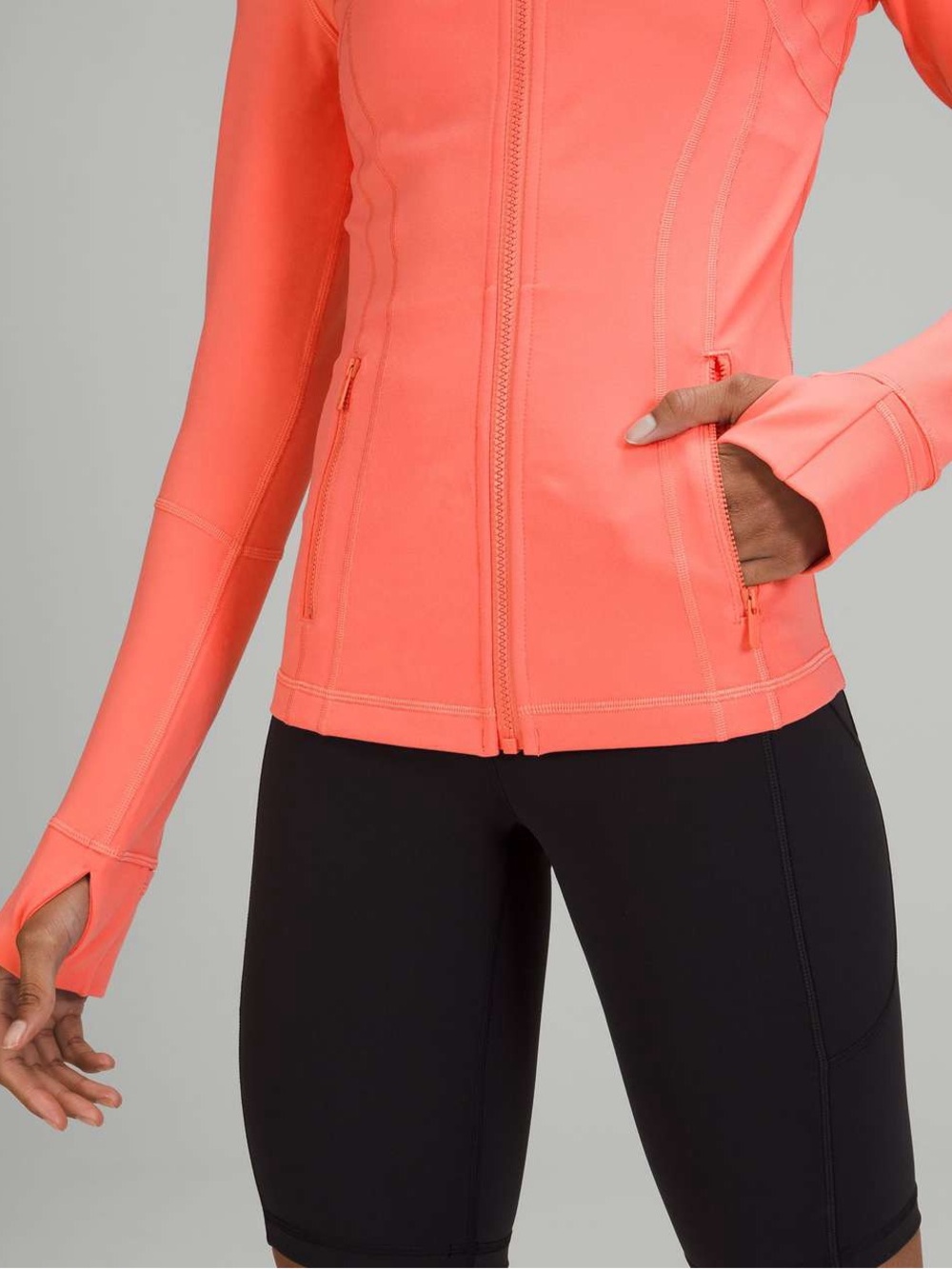 Lululemon Define Jacket Luon Raspberry Cream Size 6 - Picture 3 of 16